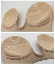 Load image into Gallery viewer, ✨【Wedding Essential】Deep U Plunge Strapless Bra | 1/4 Cup Invisible Push-Up | Silicone Grip Side Closure