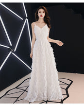 Load image into Gallery viewer, ✨【Elegant Goddess】White Strapless Evening Gown | Long Formal Dress | Wedding & Party Dress