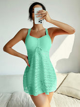 Cargar imagen en el visor de la galerĂa, đăPlus Size SwimwearăHigh Waist Two-Piece Set | Skirted Modest Bathing Suit