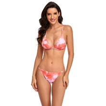 Lade das Bild in den Galerie-Viewer, đăTie Dye BikiniăSexy Two-Piece Swimsuit | High Waist Bottom & Padded Top