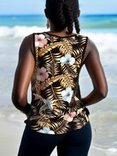 Carica l'immagine nel visualizzatore di Gallery, Plus Size Tankini Swimsuit - Modest High Waist Bikini with Removable Padding for Swimming & Workout