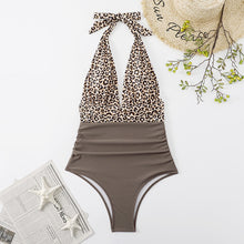 Load image into Gallery viewer, đăBest SellerăOne-Piece Swimsuit | High Waist Backless Bathing Suit | Quick-Dry Mix Color Swimwear