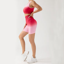 Load image into Gallery viewer, 「Tie-Dye Flow」Seamless Yoga Set ✨ Gradient Sports Bra & High-Waist Leggings