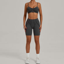 Load image into Gallery viewer, 「Soft Strength」Brushed Yoga Set ✨ Nylon Sports Bra & Shorts