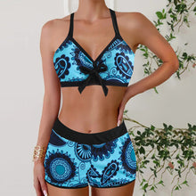 Cargar imagen en el visor de la galería, 🌊【High Waist Bikini】Printed Two-Piece Swimsuit | Padded Sexy Bathing Suit