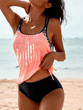 Cargar imagen en el visor de la galería, 🌊【Tankini Set】Adjustable Two-Piece | Modest Printed Swimwear