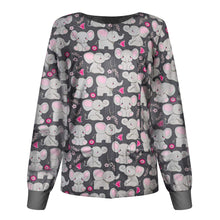 Load image into Gallery viewer, đ©âïžăSweet Nurse StyleăWomen's Printed Hoodie | Long Sleeve Pullover Loose Fit Nurse Costume | Cute Casual Fall Top