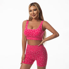 Load image into Gallery viewer, 「Leopard Fury」High-Waist Yoga Set ✨ Butt Lifting Fitness Outfit