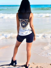 Carica l'immagine nel visualizzatore di Gallery, Plus Size Tankini Swimsuit - Modest High Waist Bikini with Removable Padding for Swimming & Workout