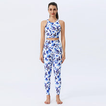 Load image into Gallery viewer, 「Floral Dancer」Print Yoga Set ✨ Quick-Dry Leggings & Sports Bra
