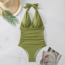 Load image into Gallery viewer, đăBest SellerăOne-Piece Swimsuit | High Waist Backless Bathing Suit | Quick-Dry Mix Color Swimwear