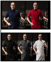 Charger l'image dans la galerie, Men's/Women's Short Sleeve Chef Jacket - Summer Breathable Mesh Kitchen Uniform for Restaurant & Home Cooking