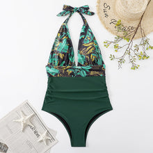 Load image into Gallery viewer, đăBest SellerăOne-Piece Swimsuit | High Waist Backless Bathing Suit | Quick-Dry Mix Color Swimwear
