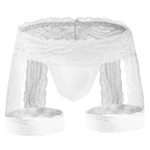 Load image into Gallery viewer, Men&#39;s Erotic Underwear Panties Lace Tie-Up Boxer Briefs
