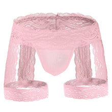 Cargar imagen en el visor de la galería, Men&#39;s Erotic Underwear Panties Lace Tie-Up Boxer Briefs
