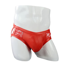 Cargar imagen en el visor de la galería, Mens Lace Thong Underwear Low Waist Panties Mesh G-String Briefs
