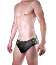 Carica l&#39;immagine nel visualizzatore di Gallery, Mens Lace Thong Underwear Low Waist Panties Mesh G-String Briefs
