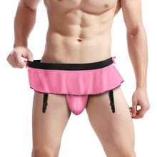 Carica l&#39;immagine nel visualizzatore di Gallery, Mens Lingerie Sexy Thong Low Rise G-String  Underwear suspenders
