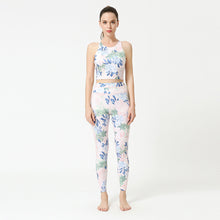 Load image into Gallery viewer, 「Floral Dancer」Print Yoga Set ✨ Quick-Dry Leggings &amp; Sports Bra
