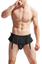 Cargar imagen en el visor de la galería, Mens Lingerie Sexy Thong Low Rise G-String  Underwear suspenders
