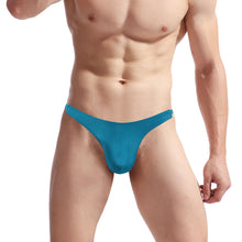 Cargar imagen en el visor de la galería, Mens Lingerie Sexy Thong Low Rise G-String Pouch Underwear Bikini
