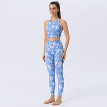 Load image into Gallery viewer, 「Floral Dancer」Print Yoga Set ✨ Quick-Dry Leggings &amp; Sports Bra
