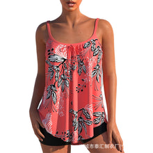 Carica l&#39;immagine nel visualizzatore di Gallery, Trendy Bikini Set for Women - High Waisted Shorts &amp; Sexy Backless Tankini Top, Quick Dry Swimwear
