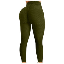 Cargar imagen en el visor de la galería, 🏃‍♀️【Quick-Dry】Pineapple Pattern Yoga Pants | Bubble Butt Leggings | Workout Tights
