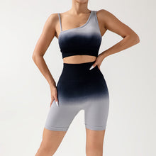Charger l&#39;image dans la galerie, 「Tie-Dye Flow」Seamless Yoga Set ✨ Gradient Sports Bra &amp; High-Waist Leggings
