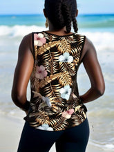 Lade das Bild in den Galerie-Viewer, Plus Size Tankini Swimsuit - Modest High Waist Bikini with Removable Padding for Swimming &amp; Workout
