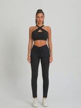Charger l&#39;image dans la galerie, 「Curve Confidence」Plus Size Yoga Set ✨ Cross Back Pants &amp; Sports Bra
