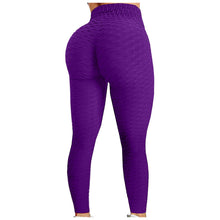 Cargar imagen en el visor de la galería, 🏃‍♀️【Quick-Dry】Pineapple Pattern Yoga Pants | Bubble Butt Leggings | Workout Tights

