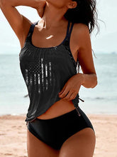 Lade das Bild in den Galerie-Viewer, 🌊【Tankini Set】Adjustable Two-Piece | Modest Printed Swimwear
