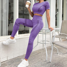 Charger l&#39;image dans la galerie, 「Second Skin」Seamless Yoga Set ✨ Quick-Dry Training Outfit
