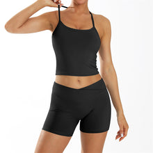 Charger l&#39;image dans la galerie, 「Breeze Back」Quick-Dry Yoga Set ✨ 75% Nylon+25% Spandex Fitness Outfit
