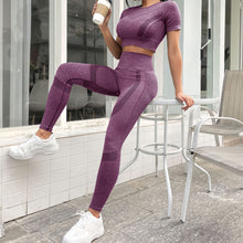 Charger l&#39;image dans la galerie, 「Second Skin」Seamless Yoga Set ✨ Quick-Dry Training Outfit
