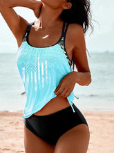 Lade das Bild in den Galerie-Viewer, 🌊【Tankini Set】Adjustable Two-Piece | Modest Printed Swimwear
