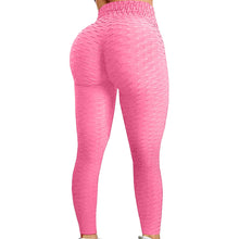 Cargar imagen en el visor de la galería, 🏃‍♀️【Quick-Dry】Pineapple Pattern Yoga Pants | Bubble Butt Leggings | Workout Tights
