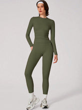 Charger l&#39;image dans la galerie, 「9-Tone Universe」Long Sleeve Yoga Set ✨ Winter Workout Outfit Women&#39;s Fitness Suit

