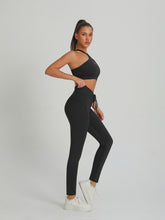 Charger l&#39;image dans la galerie, 「Curve Confidence」Plus Size Yoga Set ✨ Cross Back Pants &amp; Sports Bra

