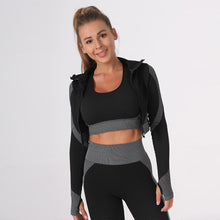 Lade das Bild in den Galerie-Viewer, 「Seamless Trio」3-Piece Yoga Set ✨ Slimming Summer Fitness Outfit
