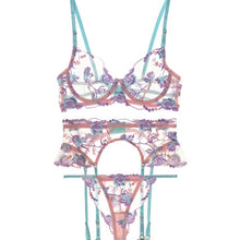 Load image into Gallery viewer, ✨「Haute Désir」Hand-Embroidered Bondage Lingerie
