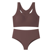 Charger l&#39;image dans la galerie, 「Invisible Lift」Seamless Sports Bra Set ✨ Full Coverage Racerback
