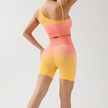 Charger l&#39;image dans la galerie, 「Tie-Dye Flow」Seamless Yoga Set ✨ Gradient Sports Bra &amp; High-Waist Leggings
