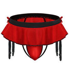 Cargar imagen en el visor de la galería, Mens Lingerie Sexy Thong Low Rise G-String  Underwear suspenders
