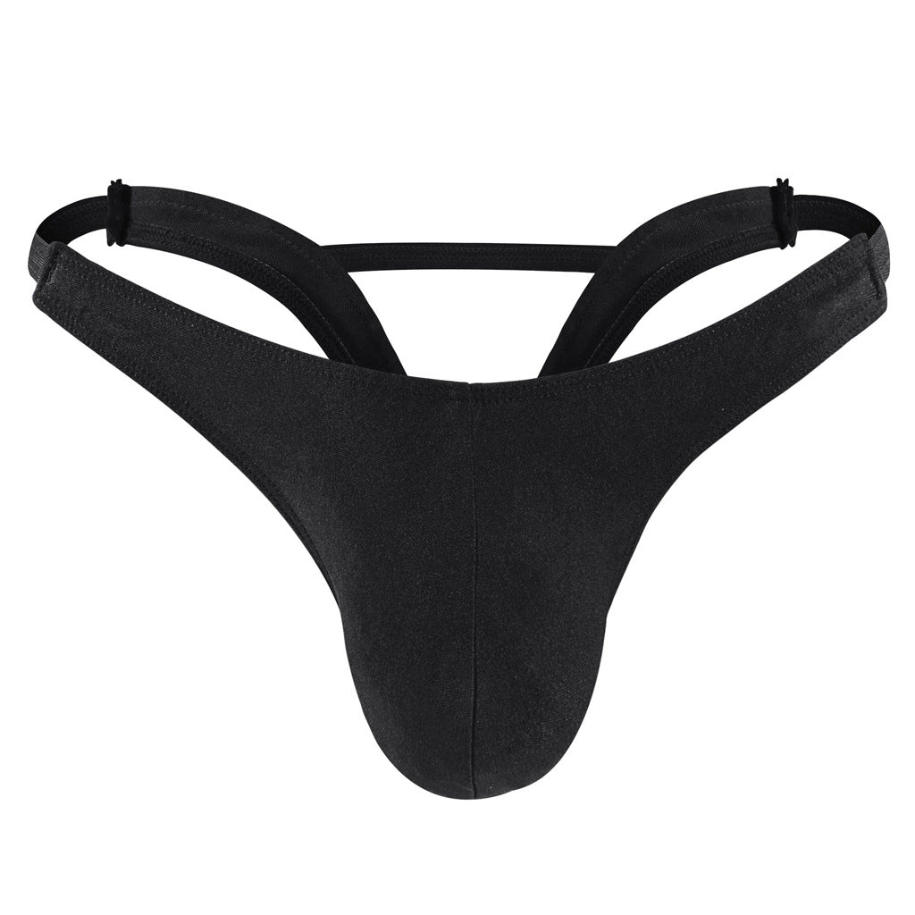 Lingerie pour hommes String sexy taille basse String Pochette Sous-vêtements Bikini