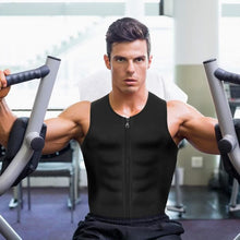 Cargar imagen en el visor de la galería, Demeuble- Men&#39;s Sweat Tank Neoprene Vest Slimming Sauna Slimming Sheath Fat Burners
