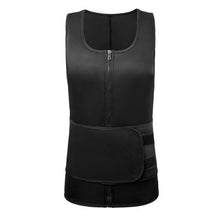 Загрузить изображение в средство просмотра галереи, Demeuble- Men&#39;s Sauna Neoprene Sweat Vest for Slimming Weight Loss Sweat Belt Fitenes Sports Tank Top
