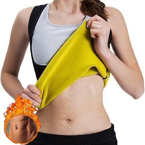 Women's Sweat Vest T-shirt Fitness Slimming Tank Top - Strong Compression to Lose Weight Easily