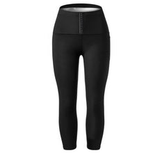 Cargar imagen en el visor de la galería, Weight Loss Pants Sauna Pants, Sweat Pants, Slimming Leggings, Women Sweating Slimming Neoprene Sauna Pants
